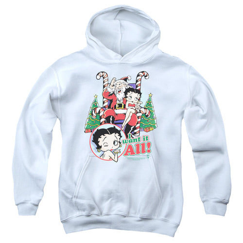 Betty Boop I Want It All Youth Hoodie