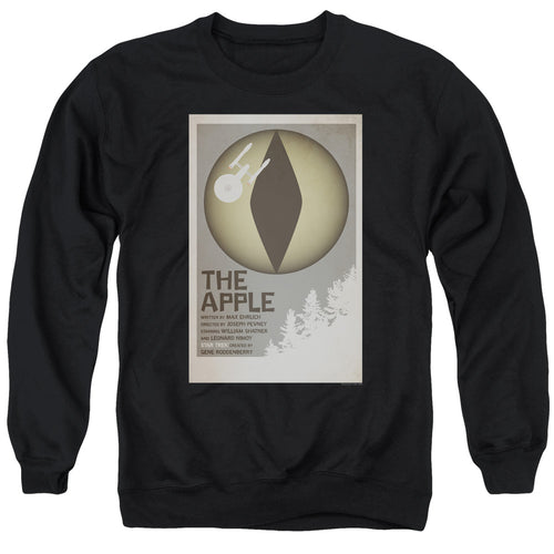 Star Trek Juan Ortiz The Apple Black Crewneck Sweatshirt