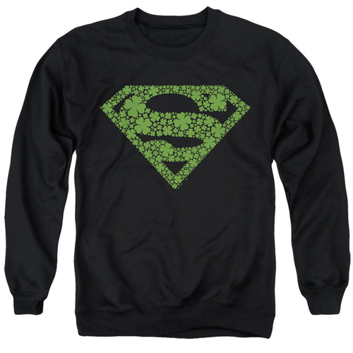 Superman St. Patrick's Day Shamrock Logo Crewneck Sweatshirt
