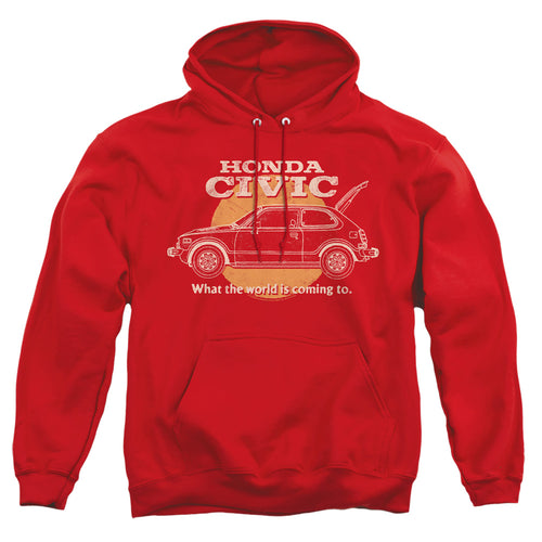 Honda Civic Coming World Pullover Hoodie