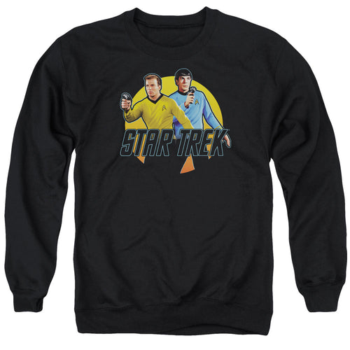 Star Trek Kirk and Spock Phasers Crewneck Sweatshirt