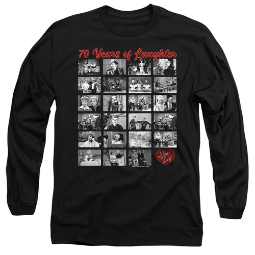 I Love Lucy Film Strip Long Sleeve T-Shirt