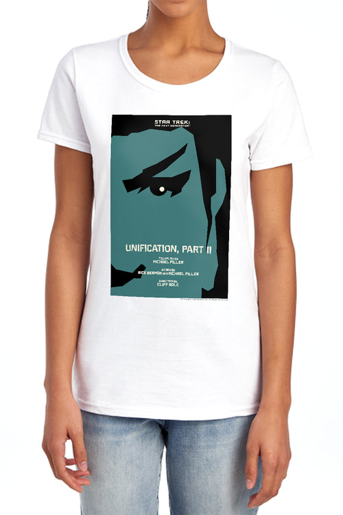 Star Trek Unification Part II Womens T-Shirt