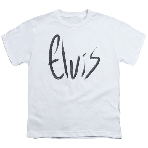 Elvis Presley Sketchy Name Youth/Toddler T-Shirt