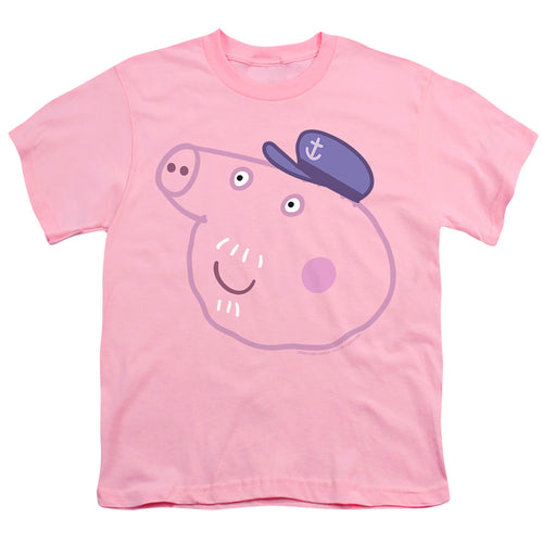 Peppa Pig Pink Out Grandpa Pig Face Youth/Toddler T-Shirt