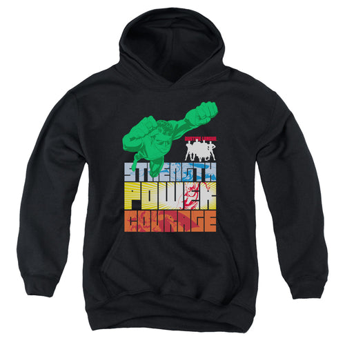 Justice League Heroic Qualities Youth Hoodie