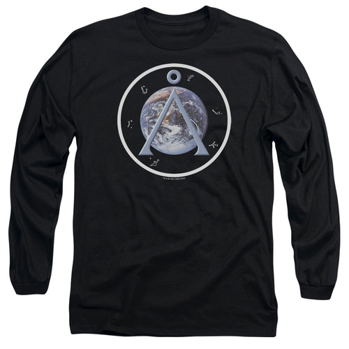 Stargate SG-1 Earth Emblem Long Sleeve T-Shirt