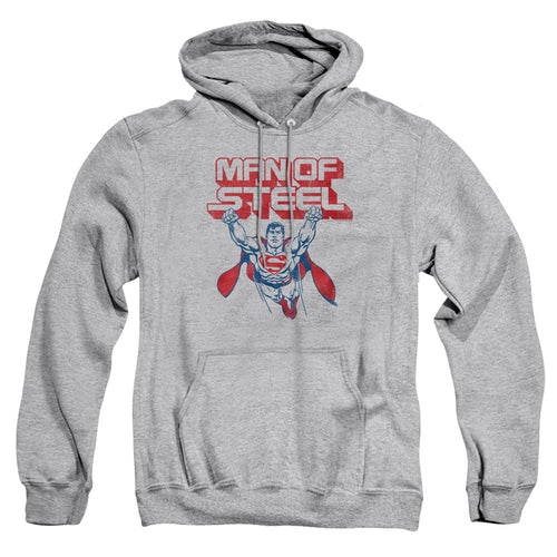 Superman Steel Retro Pullover Hoodie