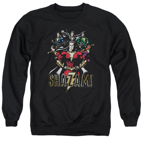 Shazam! Group of Heroes Crewneck Sweatshirt