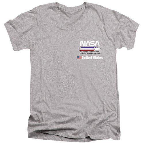 NASA Aeronautics United States V-Neck T-Shirt