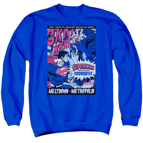 Superman Meltdown Crewneck Sweatshirt
