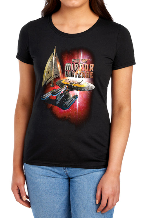 Star Trek Mirror Universe Enterprise Womens T-Shirt