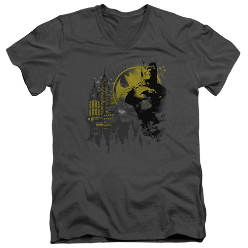 Batman The Dark City V-Neck T-Shirt