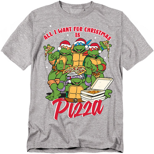 Teenage Mutant Ninja Turtles Christmas Pizza T-Shirt