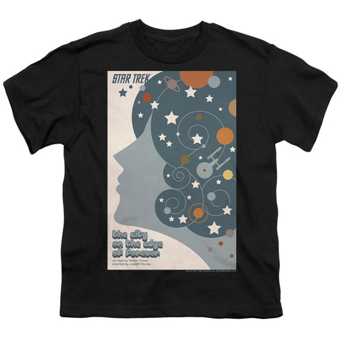 Star Trek Juan Ortiz The City on the Edge of Forever Black Youth/Toddler T-Shirt