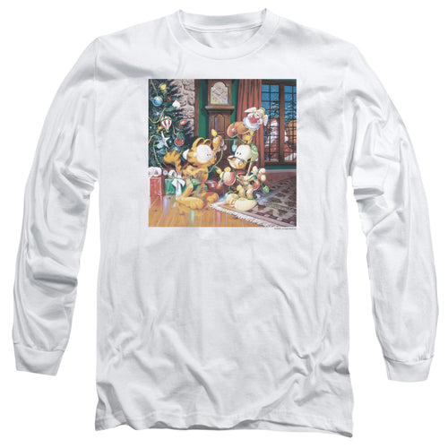 Garfield Odie Tree Long Sleeve T-Shirt