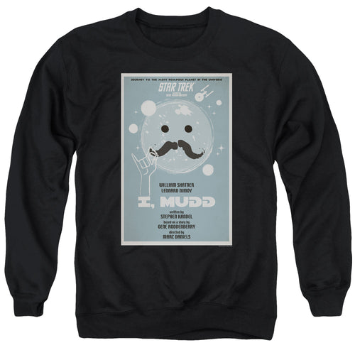 Star Trek Juan Ortiz I Mudd Black Crewneck Sweatshirt