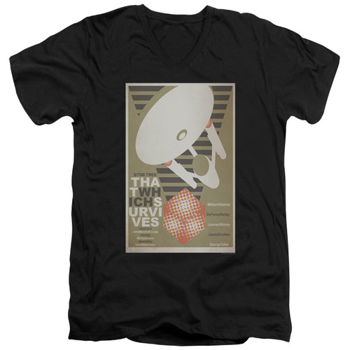 Star Trek Juan Ortiz That Which Survives Black V-Neck T-Shirt