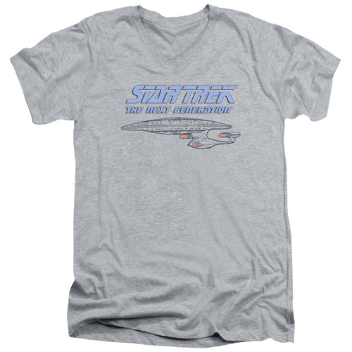 Star Trek Distressed TNG V-Neck T-Shirt