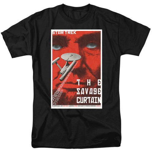 Star Trek Juan Ortiz The Savage Curtain Black T-Shirt