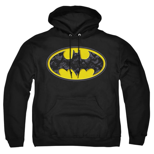 Batman Bats In Logo Pullover Hoodie