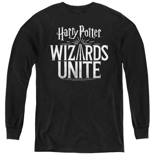 Harry Potter: Wizards Unite Wizards Unite Logo Youth Long Sleeve T-Shirt