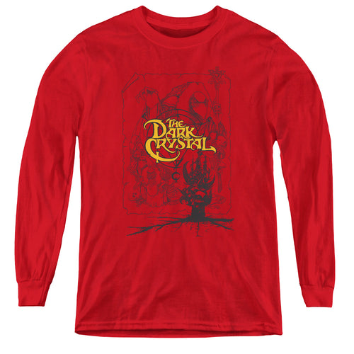 The Dark Crystal Poster Lines Youth Long Sleeve T-Shirt