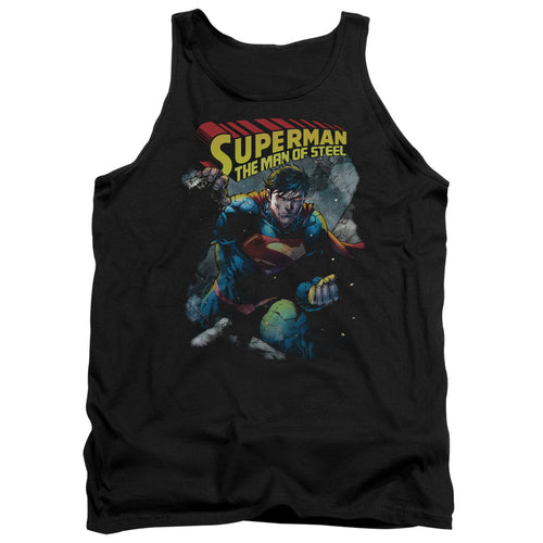 Superman Through the Rubble Tank Top