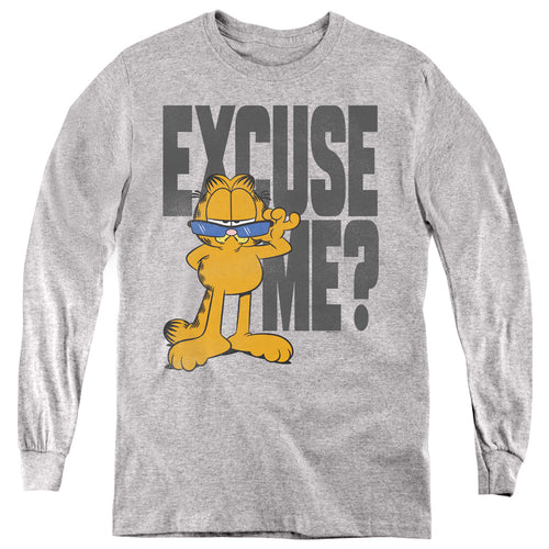 Garfield Excuse Me? Youth Long Sleeve T-Shirt