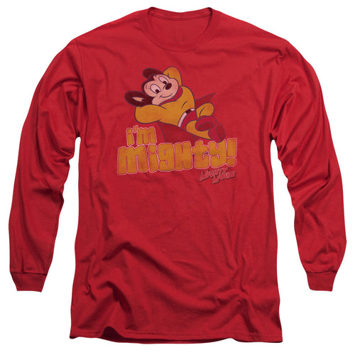 Mighty Mouse Im Mighty Long Sleeve T-Shirt