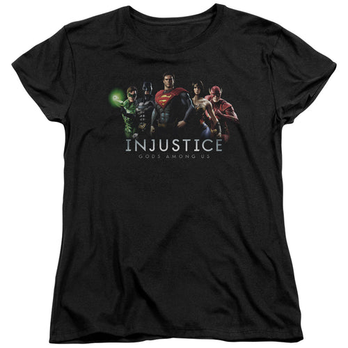 Injustice Injustice League Womens T-Shirt