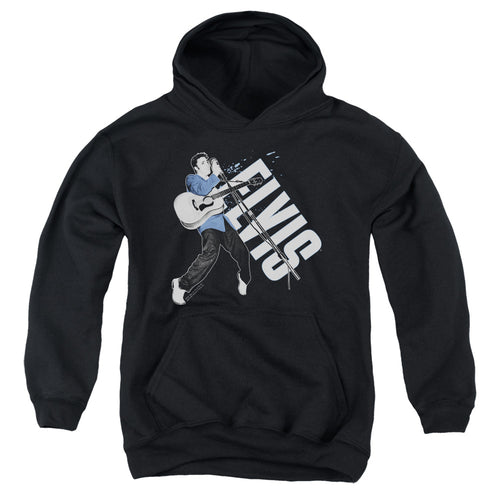 Elvis Presley On His Toes Youth Hoodie