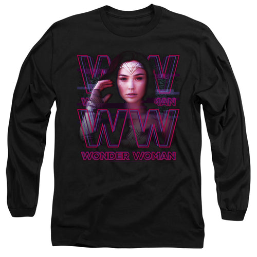 Wonder Woman 1984 Vaporwave Long Sleeve T-Shirt