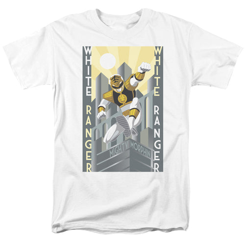 Mighty Morphin Power Rangers White Ranger Deco T-Shirt
