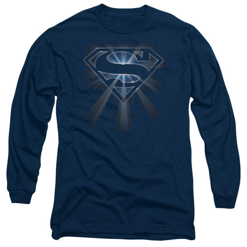 Superman Glowing Shield Long Sleeve T-Shirt