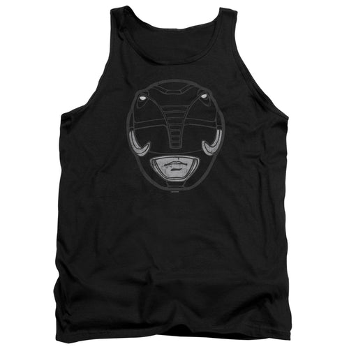 Mighty Morphin Power Rangers Black Ranger Mask Tank Top