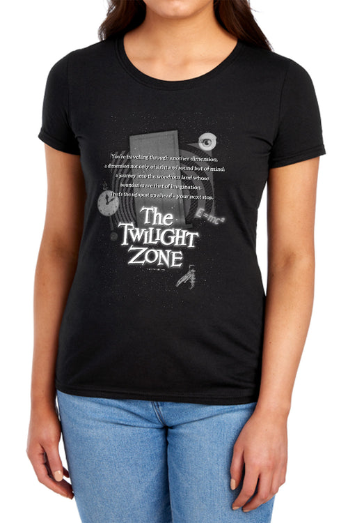 The Twilight Zone Opening Monologue Womens T-Shirt