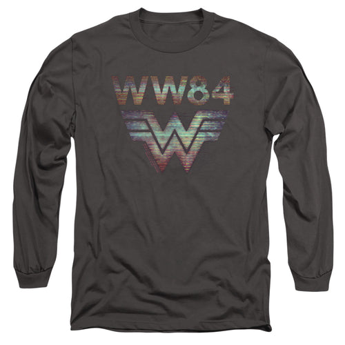 Wonder Woman 1984 Static TV Lines Long Sleeve T-Shirt