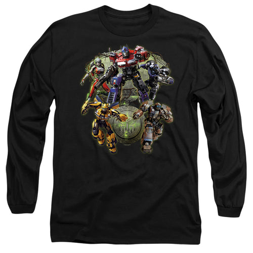 Transformers Autobot Group Shot Long Sleeve T-Shirt