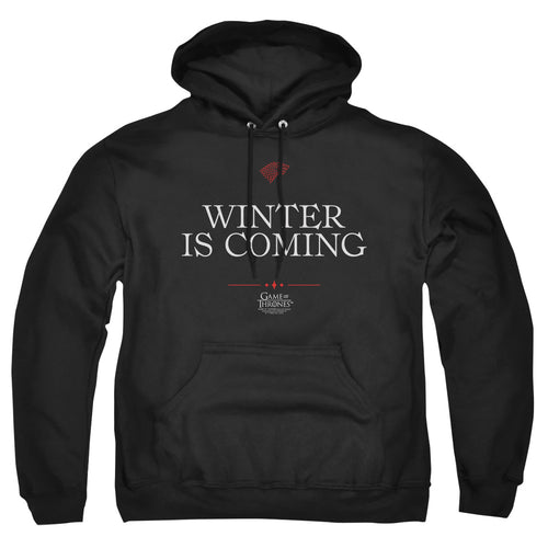 Game of Thrones Winter Is Coming Text Pullover Hoodie