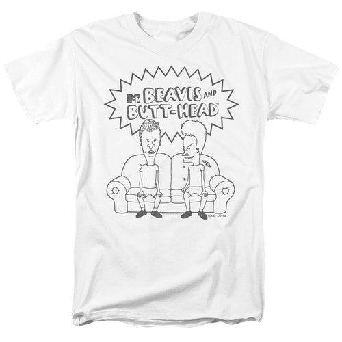 Beavis and Butthead Couch Logo T-Shirt