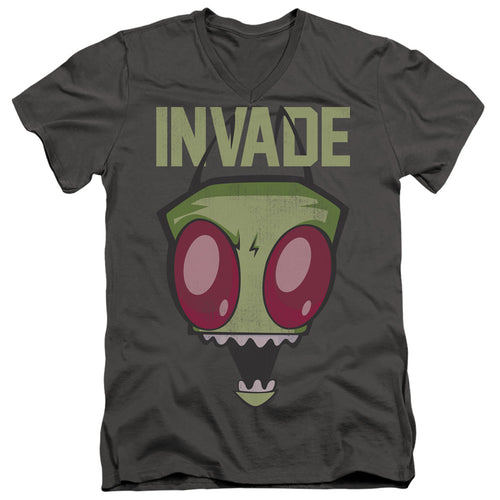 Invader Zim Invade V-Neck T-Shirt