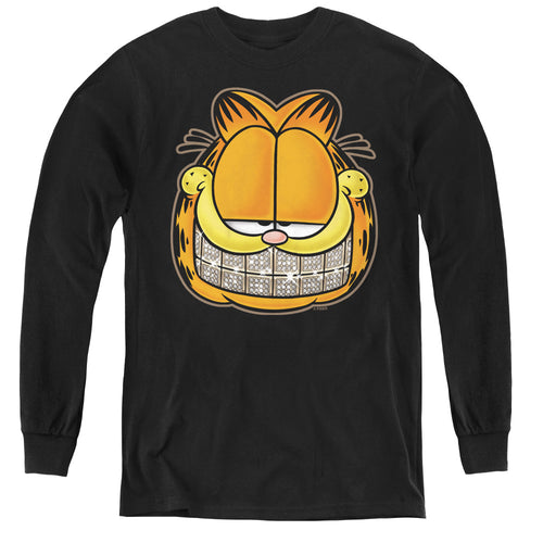 Garfield Nice Grill Youth Long Sleeve T-Shirt