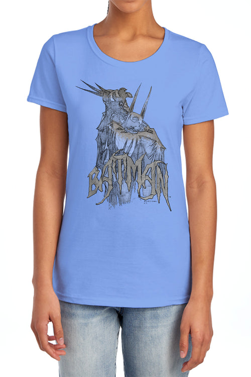 Batman Scary Right Hand Womens T-Shirt