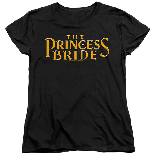 The Princess Bride Logo Black Womens T-Shirt