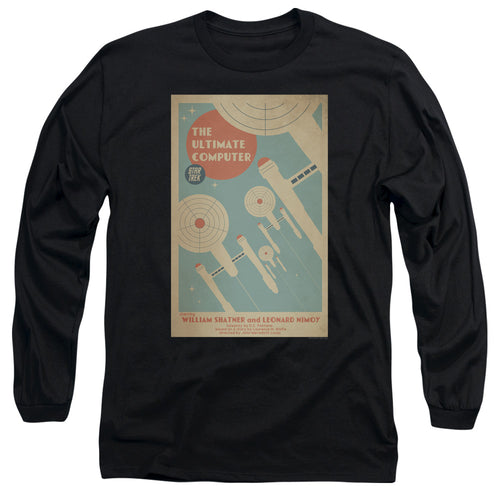 Star Trek Juan Ortiz The Ultimate Computer Black Long Sleeve T-Shirt