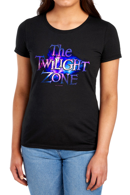 The Twilight Zone Galaxy Logo Womens T-Shirt