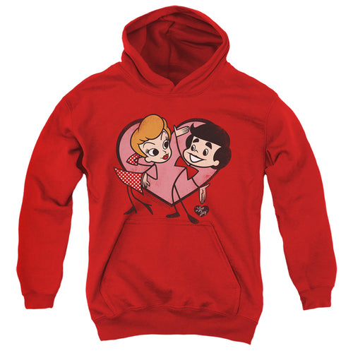 I Love Lucy Cartoon Love Youth Hoodie