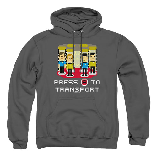 Star Trek Press A to Transport Pullover Hoodie