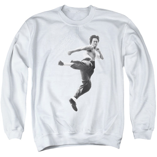 Bruce Lee Flying Kick Crewneck Sweatshirt